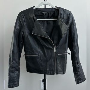 Apt 9 Asymmetrical Leather Jacket